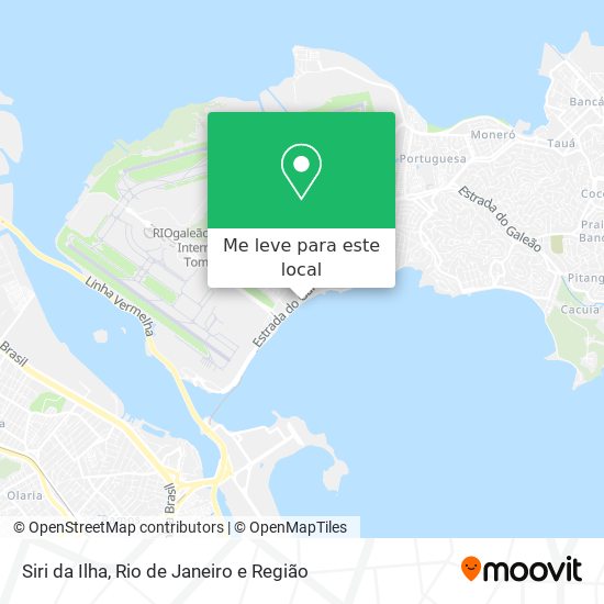 Siri da Ilha mapa