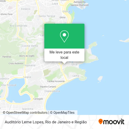 Auditório Leme Lopes mapa