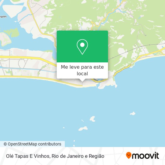 Olé Tapas E Vinhos mapa