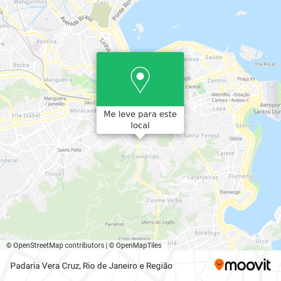 Padaria Vera Cruz mapa