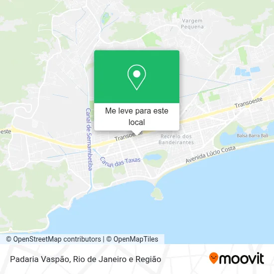 Padaria Vaspão mapa
