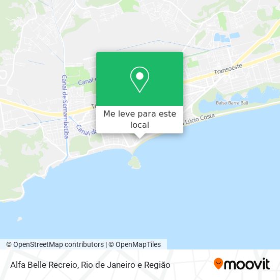 Alfa Belle Recreio mapa