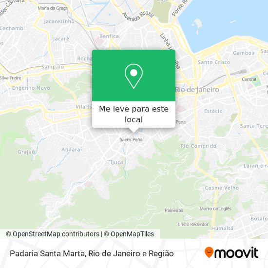 Padaria Santa Marta mapa
