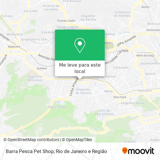 Barra Pesca Pet Shop mapa