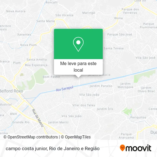 campo costa junior mapa
