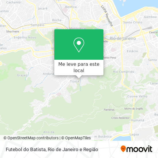 Futebol do Batista mapa