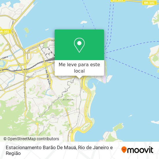 Estacionamento Barão De Mauá mapa