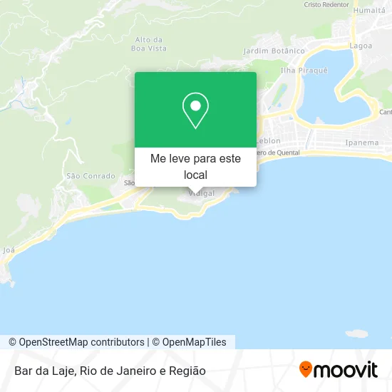 Bar da Laje mapa