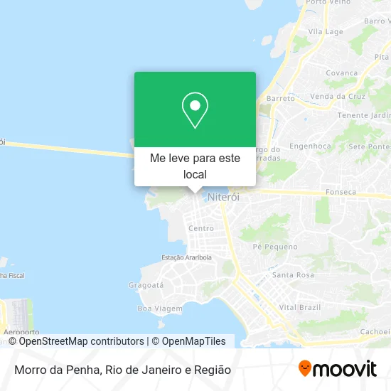 Morro da Penha mapa