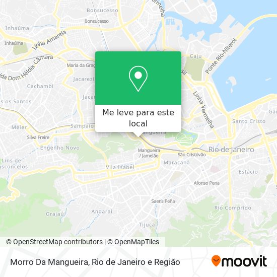 Morro Da Mangueira mapa
