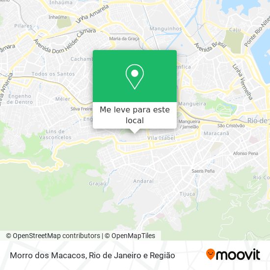 Morro dos Macacos mapa