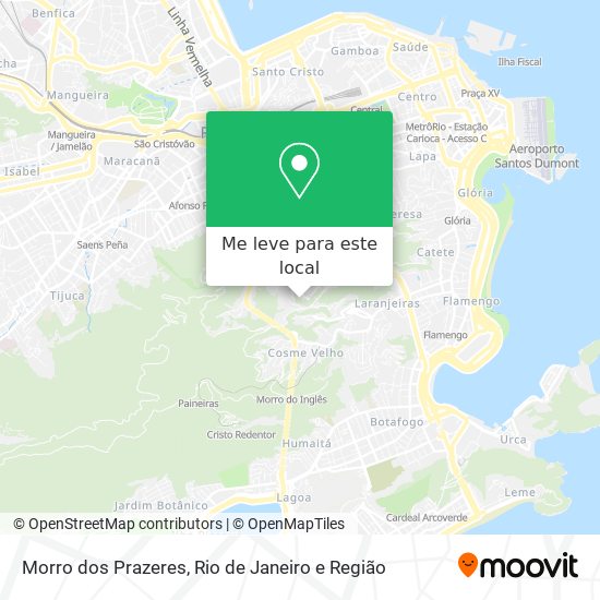 Morro dos Prazeres mapa