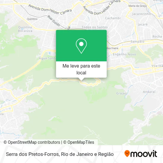 Serra dos Pretos-Forros mapa