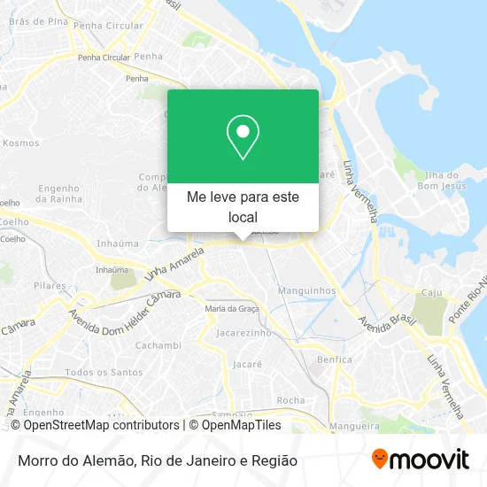 Morro do Alemão mapa