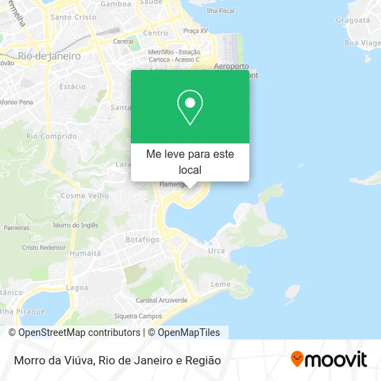 Morro da Viúva mapa