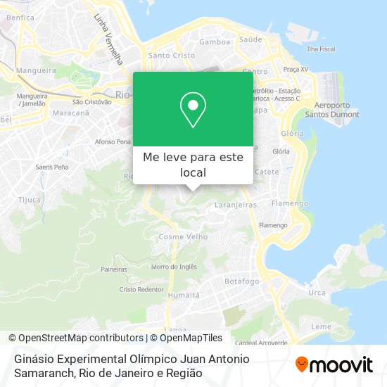 Ginásio Experimental Olímpico Juan Antonio Samaranch mapa