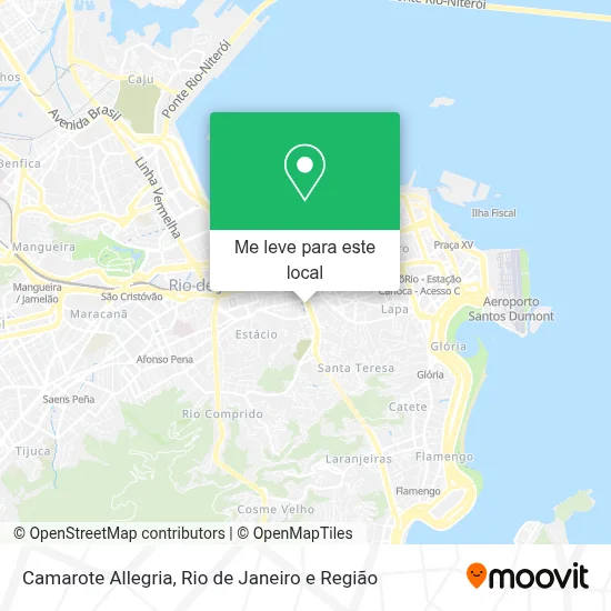 Camarote Allegria mapa