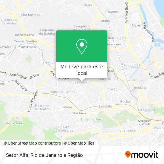 Setor Alfa mapa