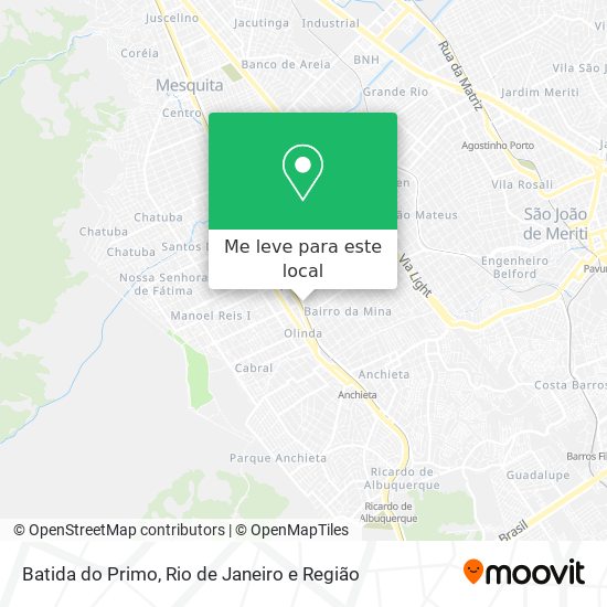 Batida do Primo mapa