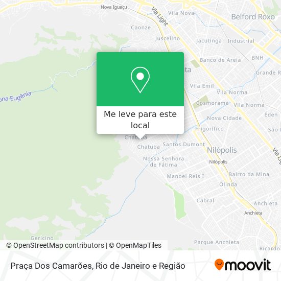 Praça Dos Camarões mapa