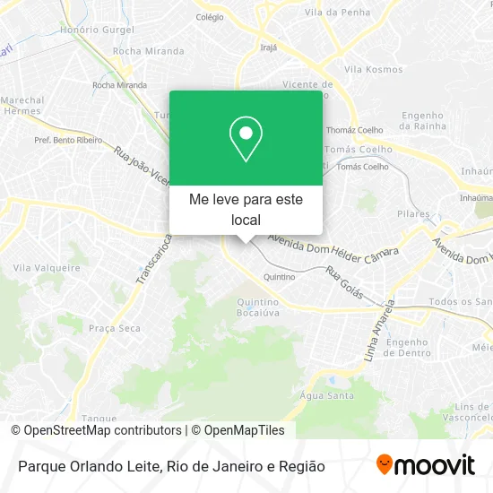 Parque Orlando Leite mapa