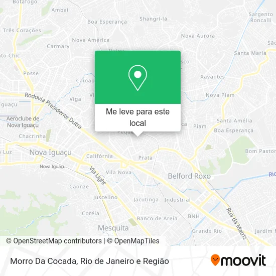 Morro Da Cocada mapa