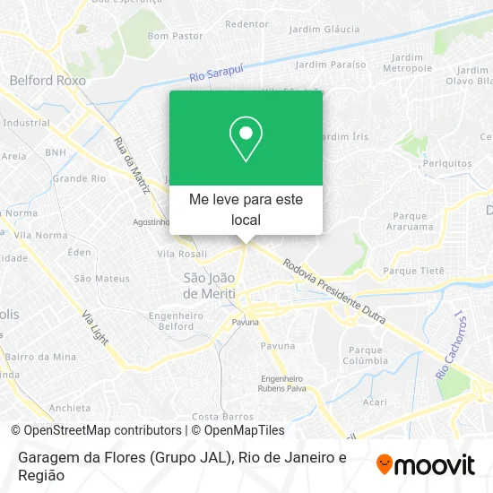 Garagem da Flores (Grupo JAL) mapa