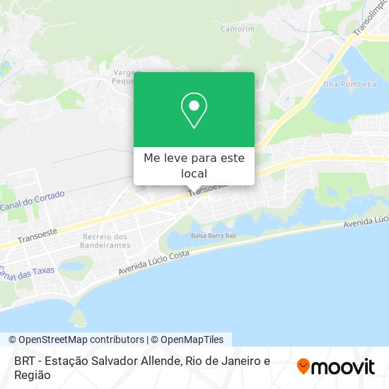BRT - Estação Salvador Allende mapa