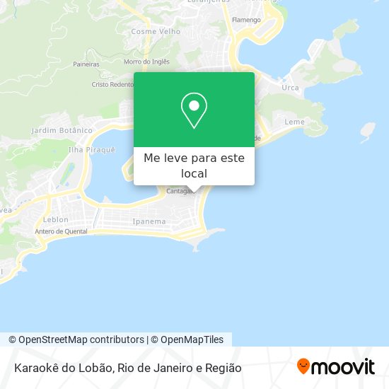 Karaokê do Lobão mapa