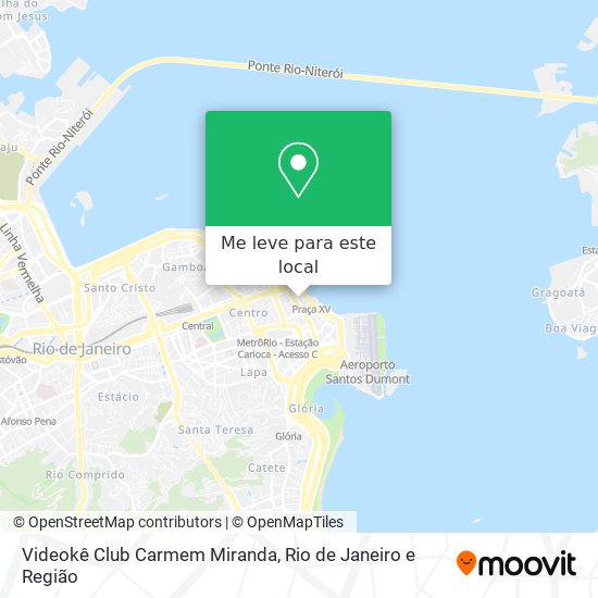 Videokê Club Carmem Miranda mapa