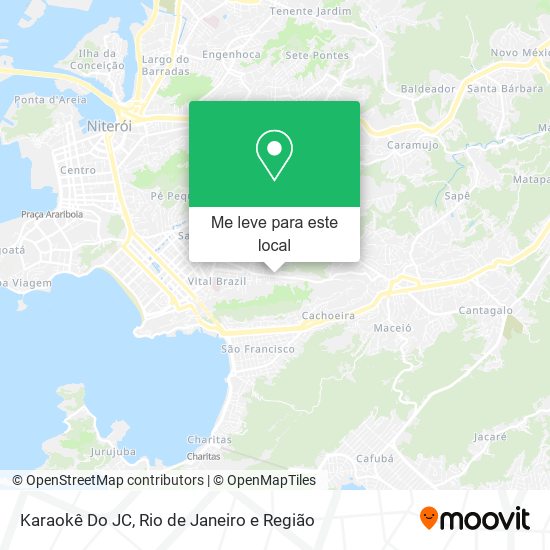 Karaokê Do JC mapa