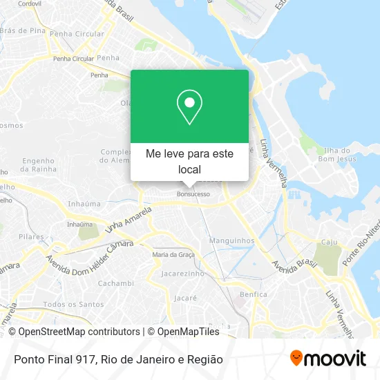 Ponto Final 917 mapa