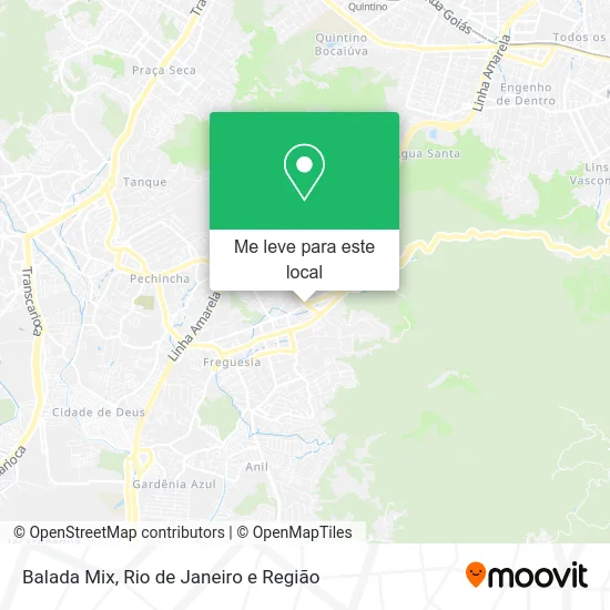Balada Mix mapa