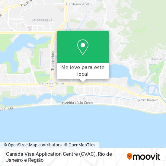 Canada Visa Application Centre (CVAC) mapa