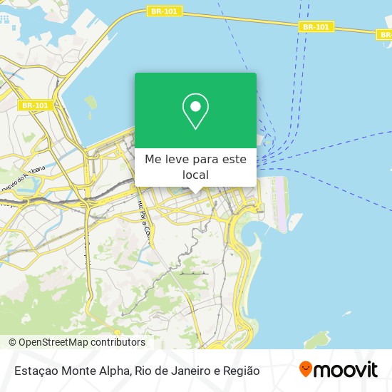 Estaçao Monte Alpha mapa