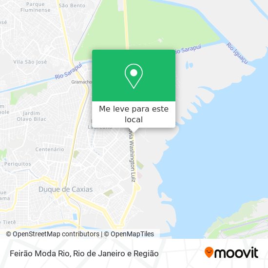 Feirão Moda Rio mapa