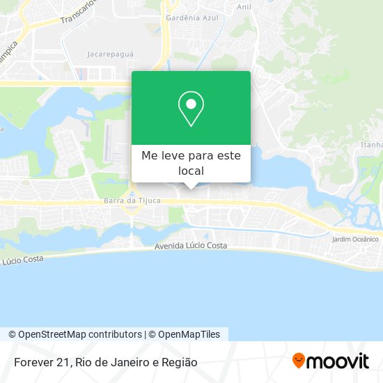 Forever 21 mapa