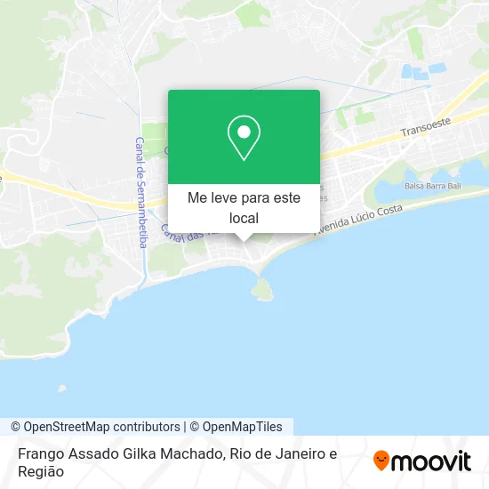 Frango Assado Gilka Machado mapa