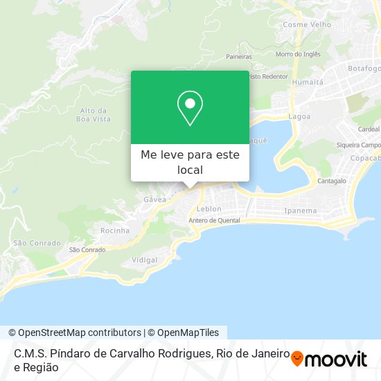 C.M.S. Píndaro de Carvalho Rodrigues mapa