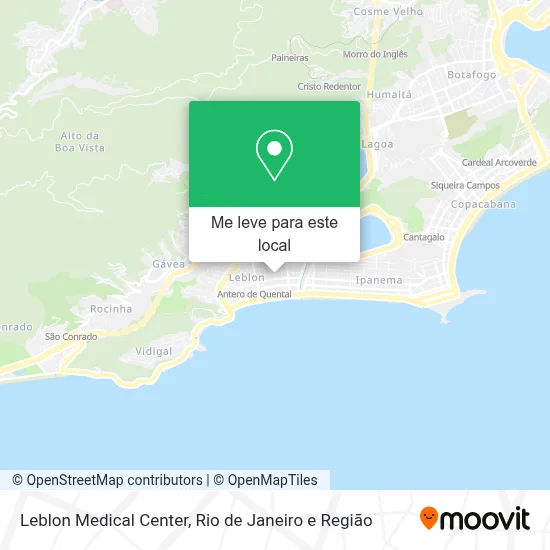 Leblon Medical Center mapa