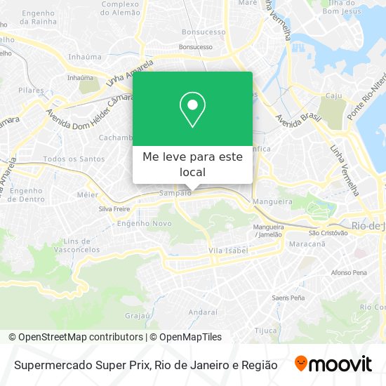 Supermercado Super Prix mapa
