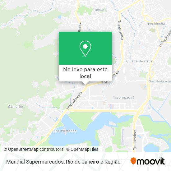 Mundial Supermercados mapa