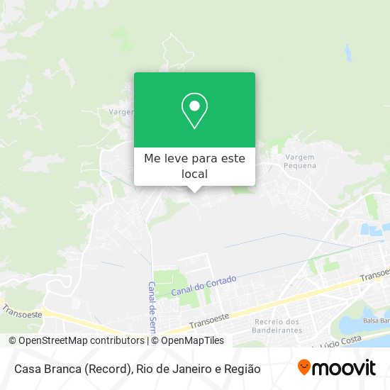 Casa Branca (Record) mapa