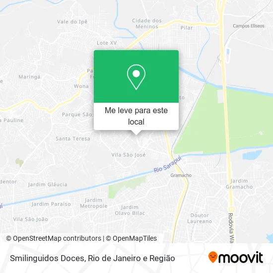 Smilinguidos Doces mapa