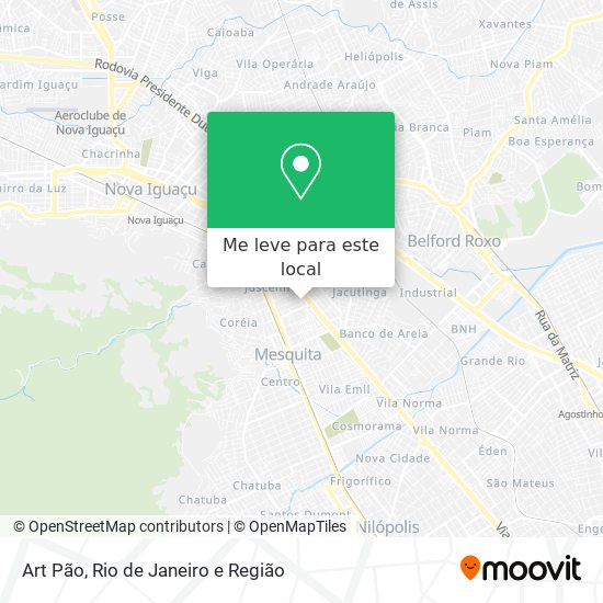 Art Pão mapa