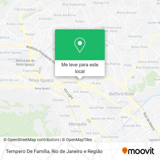 Tempero De Família mapa