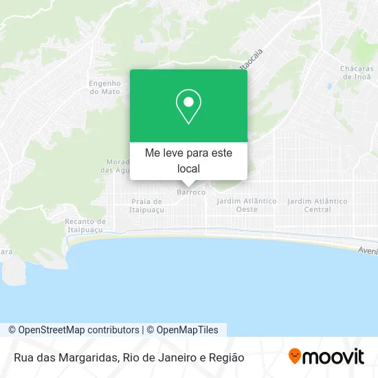 Rua das Margaridas mapa
