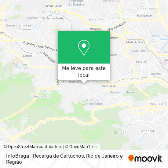 InfoBraga - Recarga de Cartuchos mapa