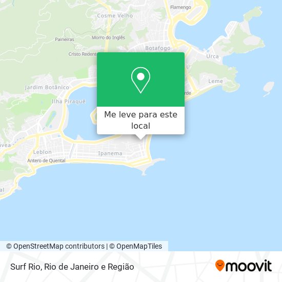 Surf Rio mapa