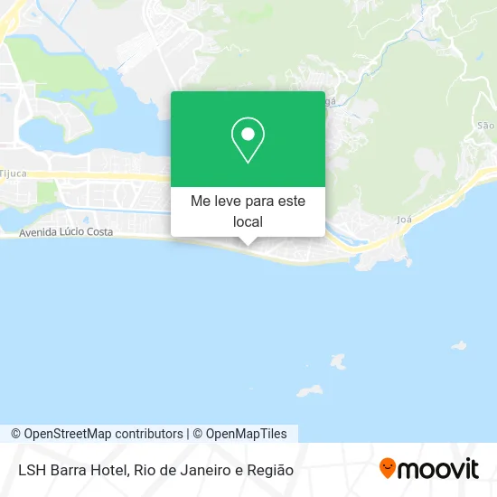 LSH Barra Hotel mapa